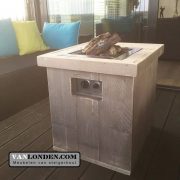 Steigerhouten vuurtafel Vicky (Kachels en Buitenhaarden)