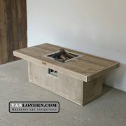 Steigerhouten vuurtafel Vincent (Kachels en Buitenhaarden)