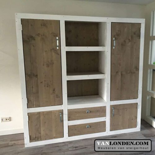 Steigerhouten wandkast Valentijn (Diverse steigerhouten kasten bestellen)