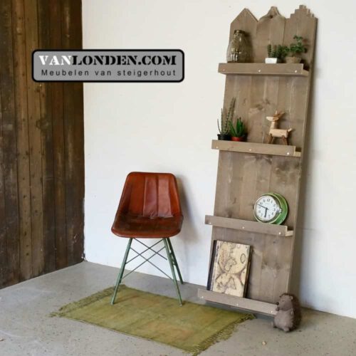 Steigerhouten wandrek Wilma (Steigerhouten accessoires online bestellen)