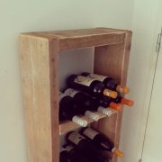 Steigerhouten wijnrek Jules (Diverse steigerhouten kasten bestellen)