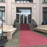 Steigerhouten zitbank Hotel Fletcher (Actieve steigerhouten zitbanken bestellen)