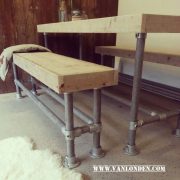 Actieve zitbank van steigerhout Nine (Actieve steigerhouten zitbanken bestellen)