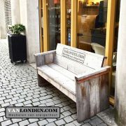 Steigerhouten zitbank Sylvie (Actieve steigerhouten zitbanken bestellen)