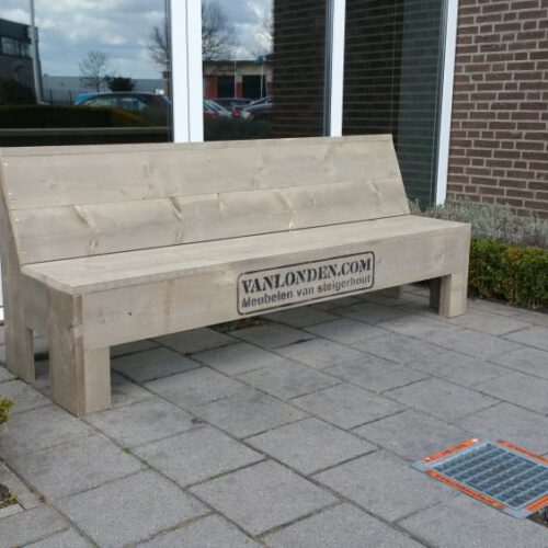 Steigerhouten zitbank Theo (Actieve steigerhouten zitbanken bestellen)