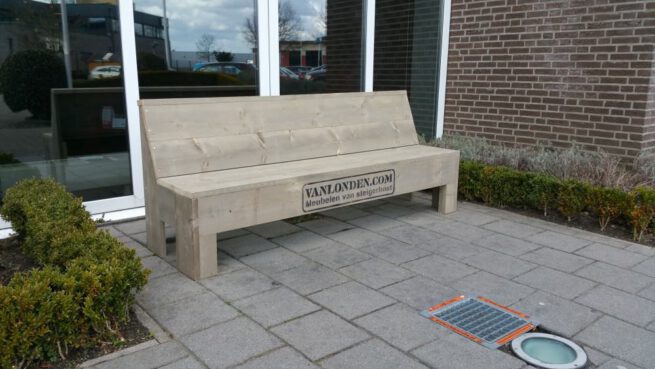 Steigerhouten zitbank Theo (Actieve steigerhouten zitbanken bestellen)