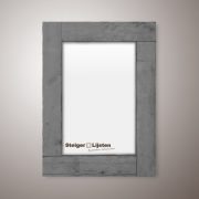 steigerlijst grey wash smal (Steigerhouten smalle fotolijst bestellen)