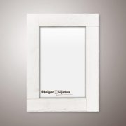 steigerlijst white wash smal (Steigerhouten smalle fotolijst bestellen)