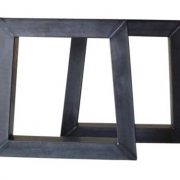 Tafel onderstel stalen "trapezium" Minke (Steigerhouten eettafels online bestellen)