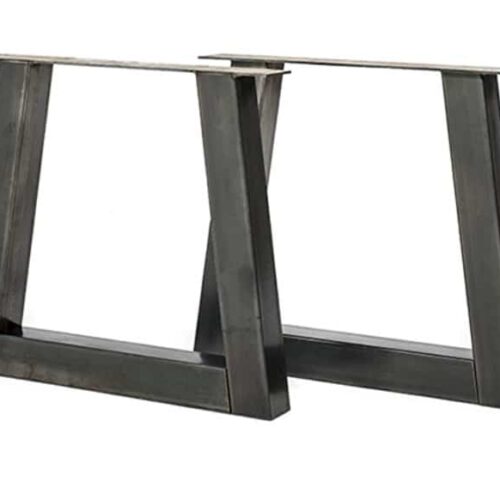 Tafel onderstel stalen "trapezium" Noa (Steigerhouten eettafels online bestellen)