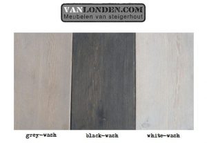 Whitewash greywash blackwash afwerkingen